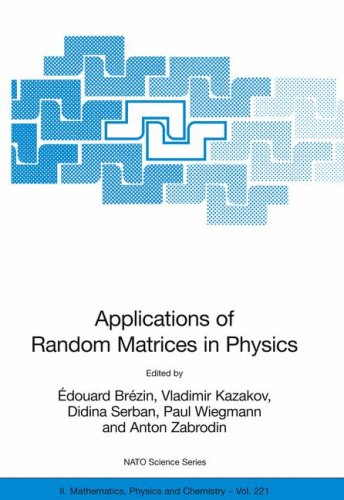 Applications Of Random Matrices In Physics (Nato Science Series II: (221))