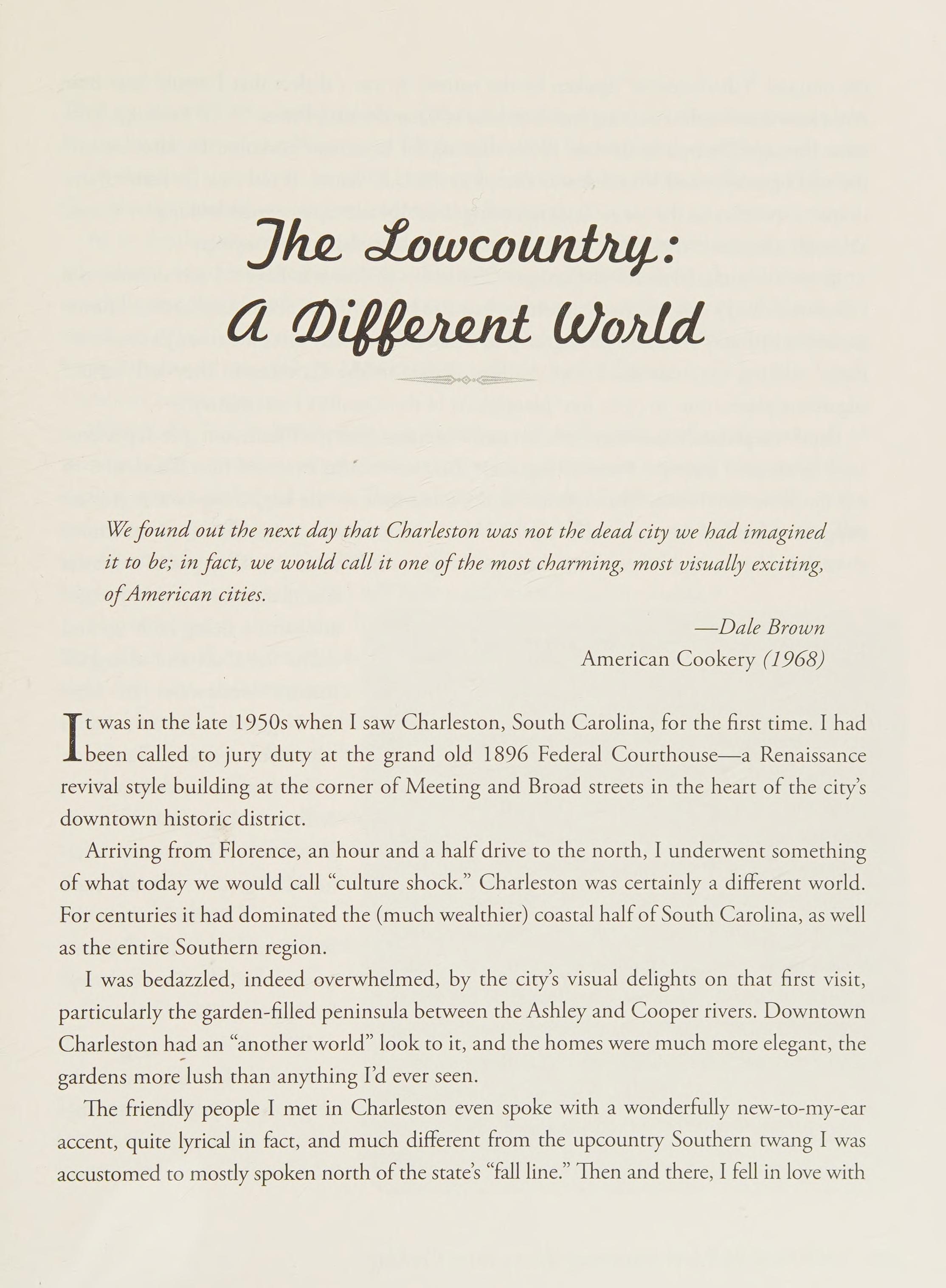The Food, Folklore, And Art Of Lowcountry Cooking: A Celebration Of The Foods, History, And Romance Handed Down From England, Africa, The Caribbean, France, Germany, And Scotland