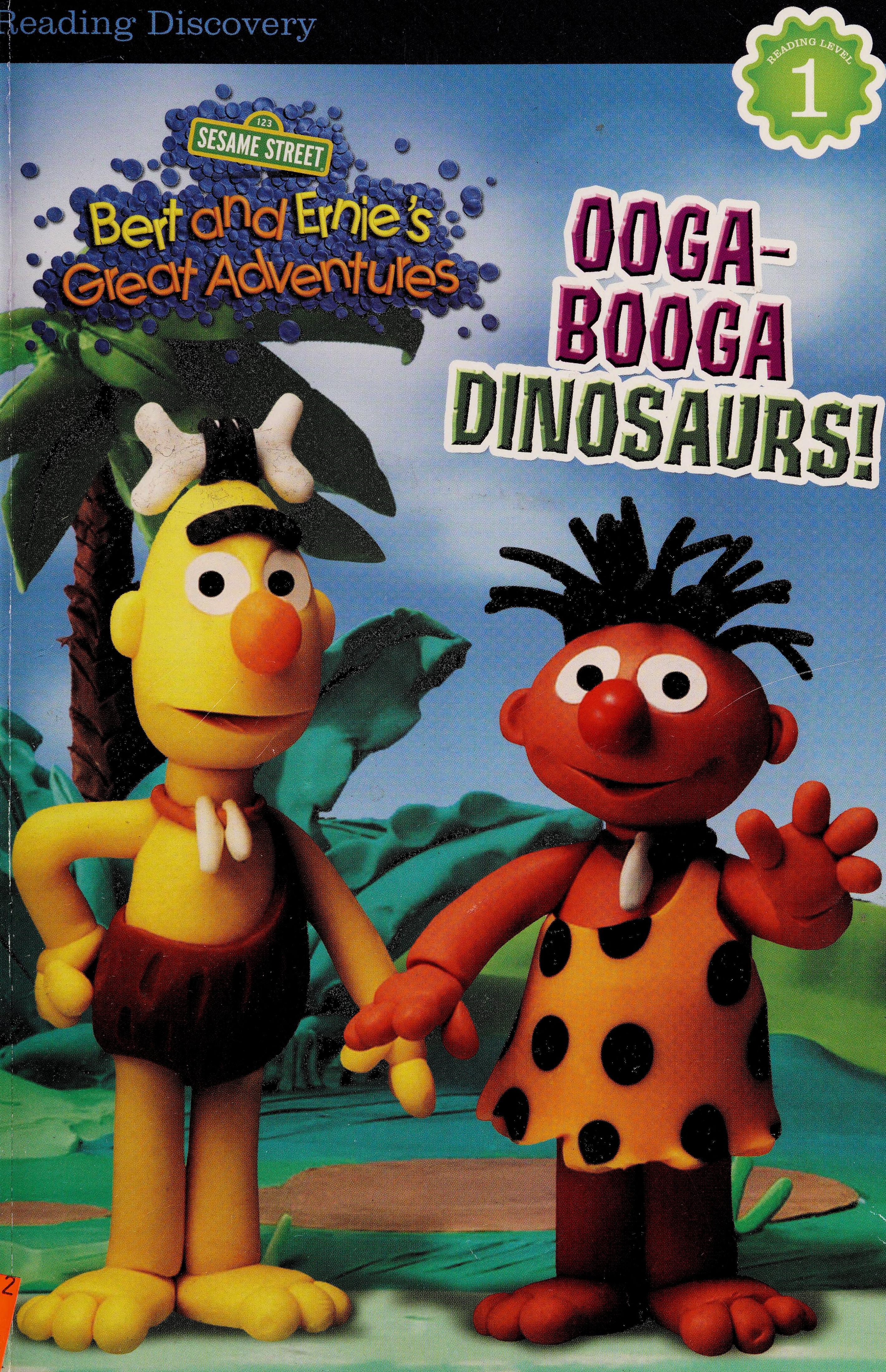 Sesame Street Bert And Ernie'S Great Adventures ~ Ooga-Booga Dinosaurs!