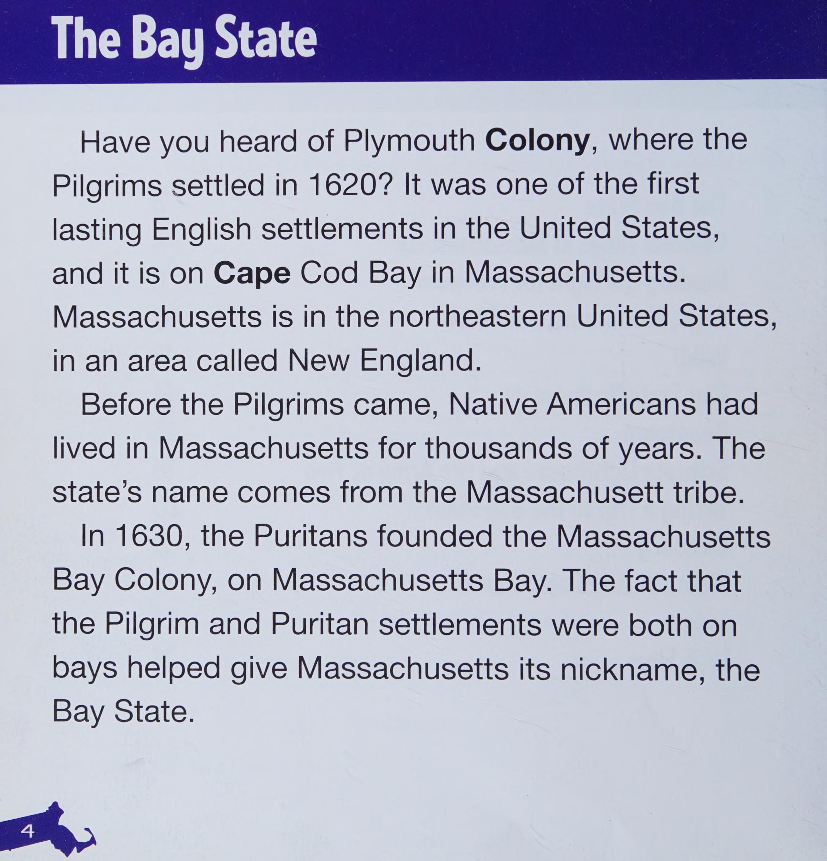 Massachusetts: The Bay State