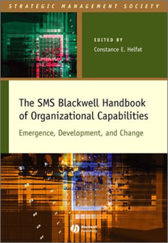 The Sms Blackwell Handbook Of Organizational Capabilities
