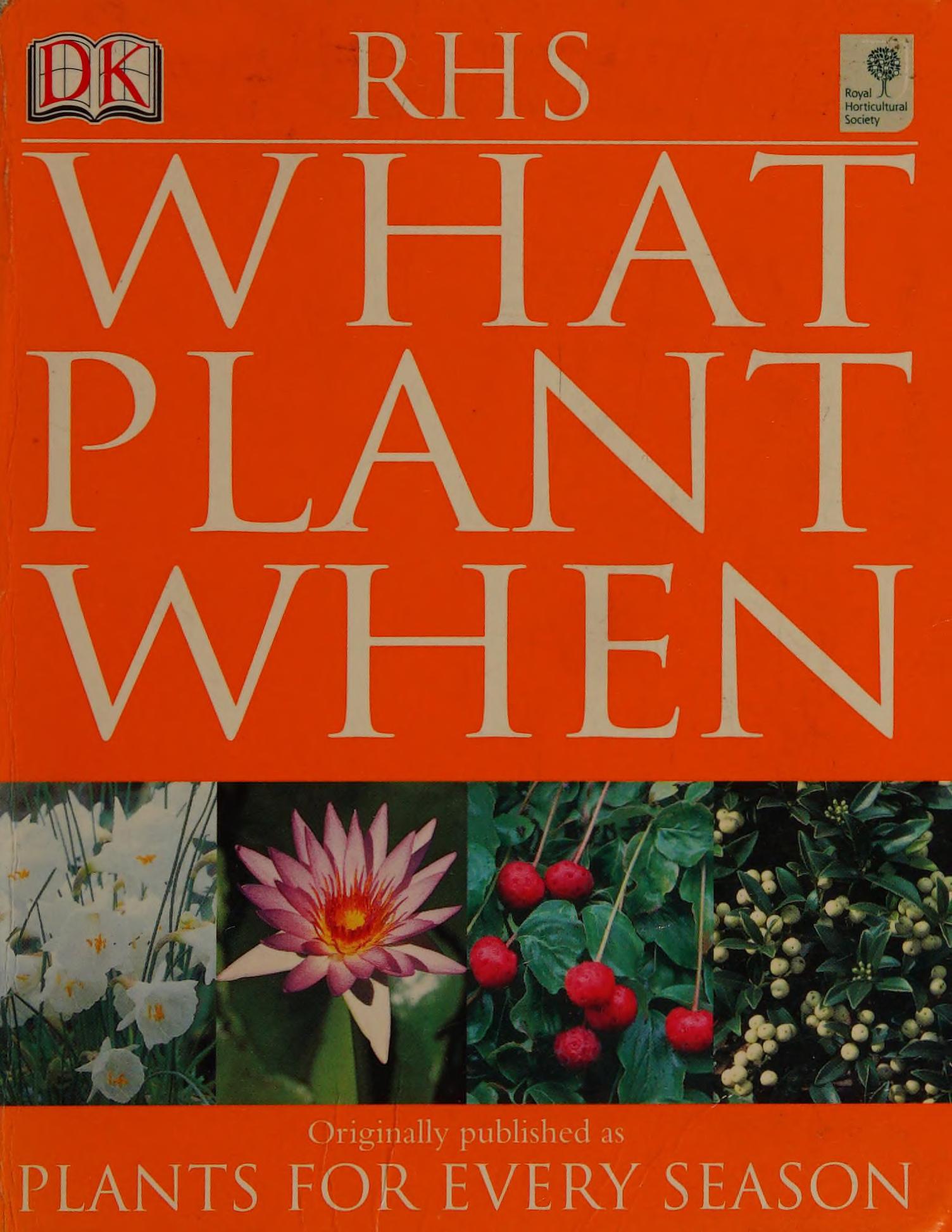 RHS What Plant When