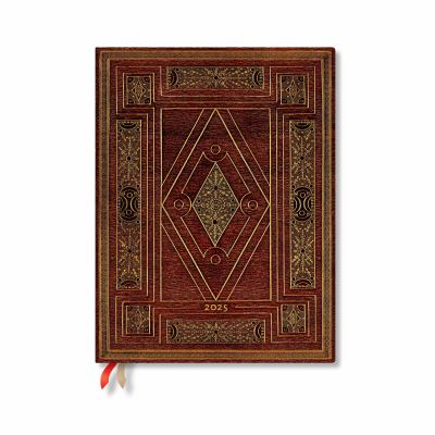 First Folio (Shakespeare's Library) Ultra 12-Month Horizontal Hardback Dayplanner 2025 (Elastic Band Closure)