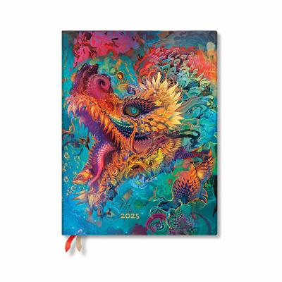 Humming Dragon (Android Jones Collection) Ultra 12-Month Day-at-a-Time Softcover Flexi Dayplanner 2025 (Elastic Band Closure)