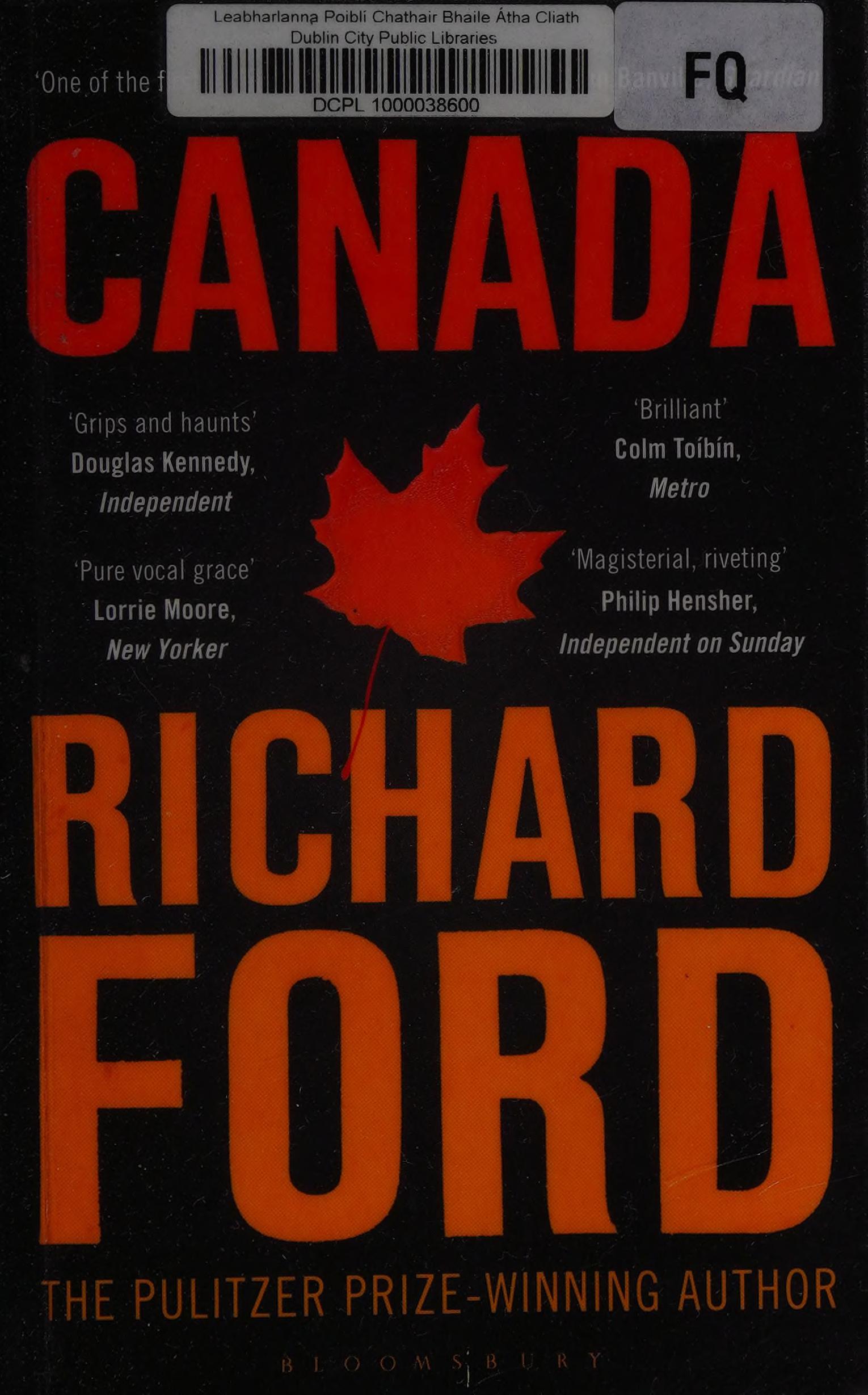 Canada by Richard Ford, ISBN 9781408831007