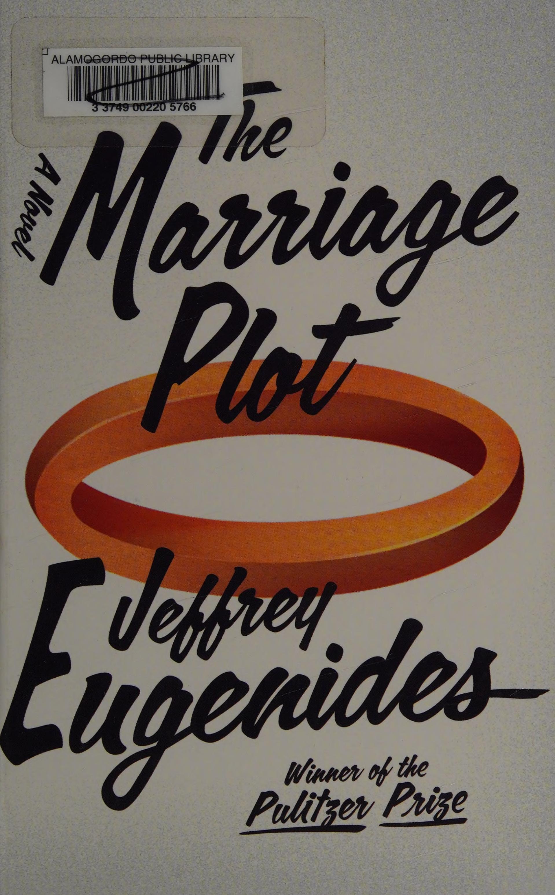 The Marriage Plot by Jeffrey Eugenides, ISBN 9781410444530