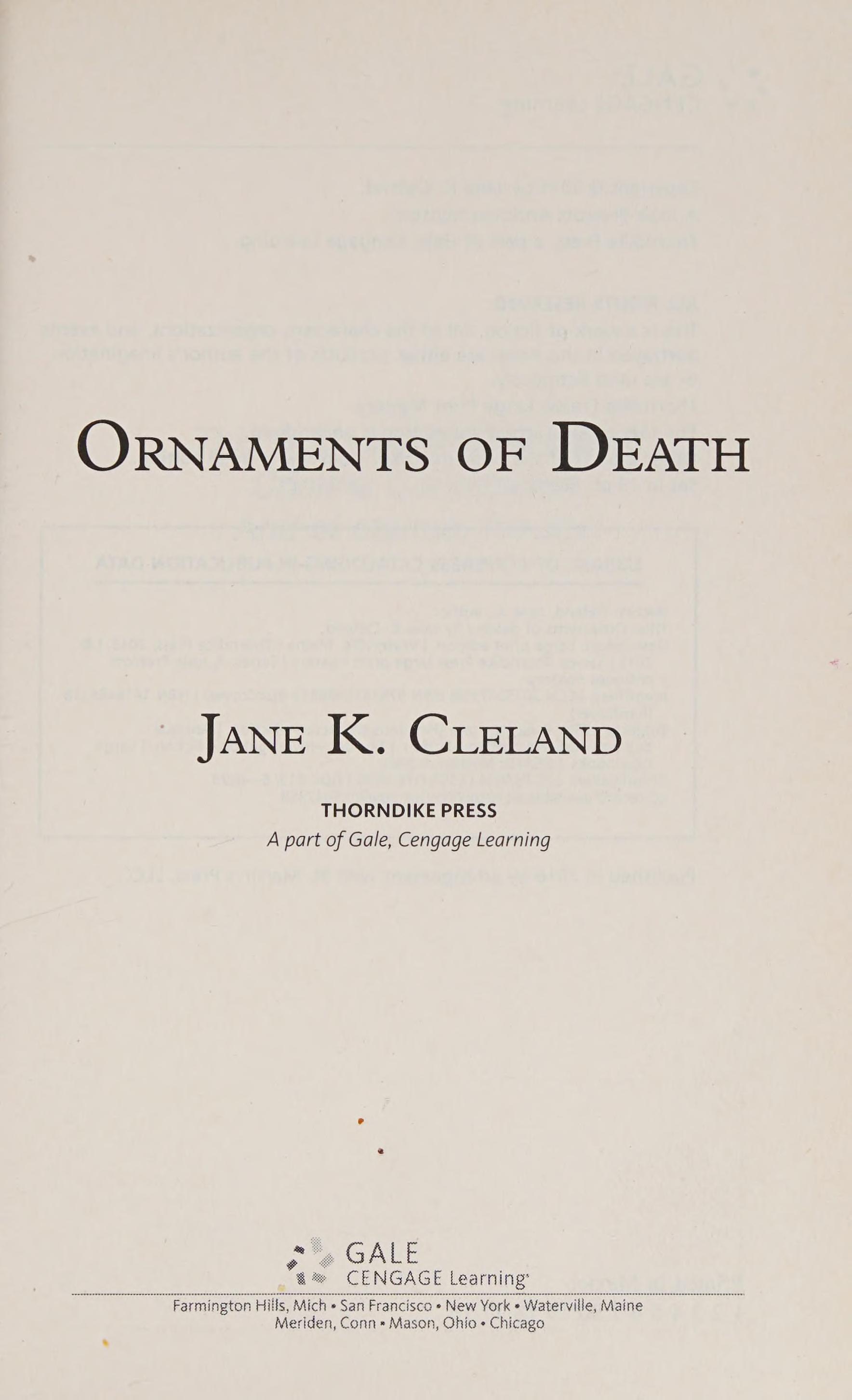 Ornaments of death