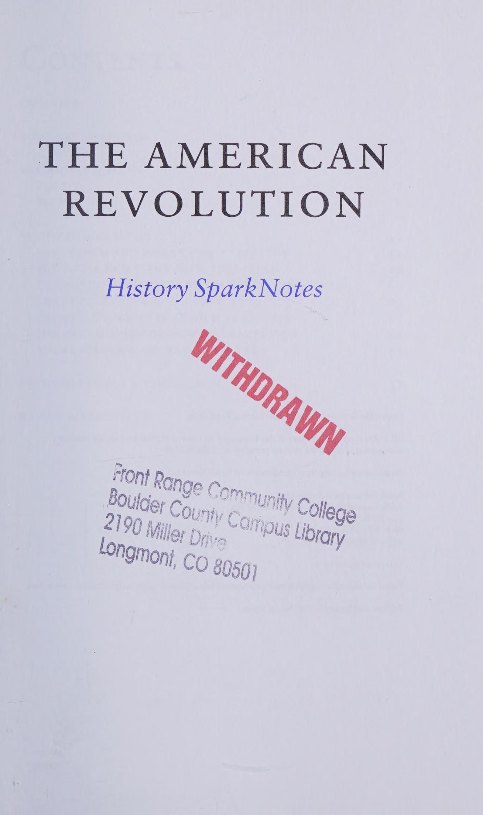 American Revolution