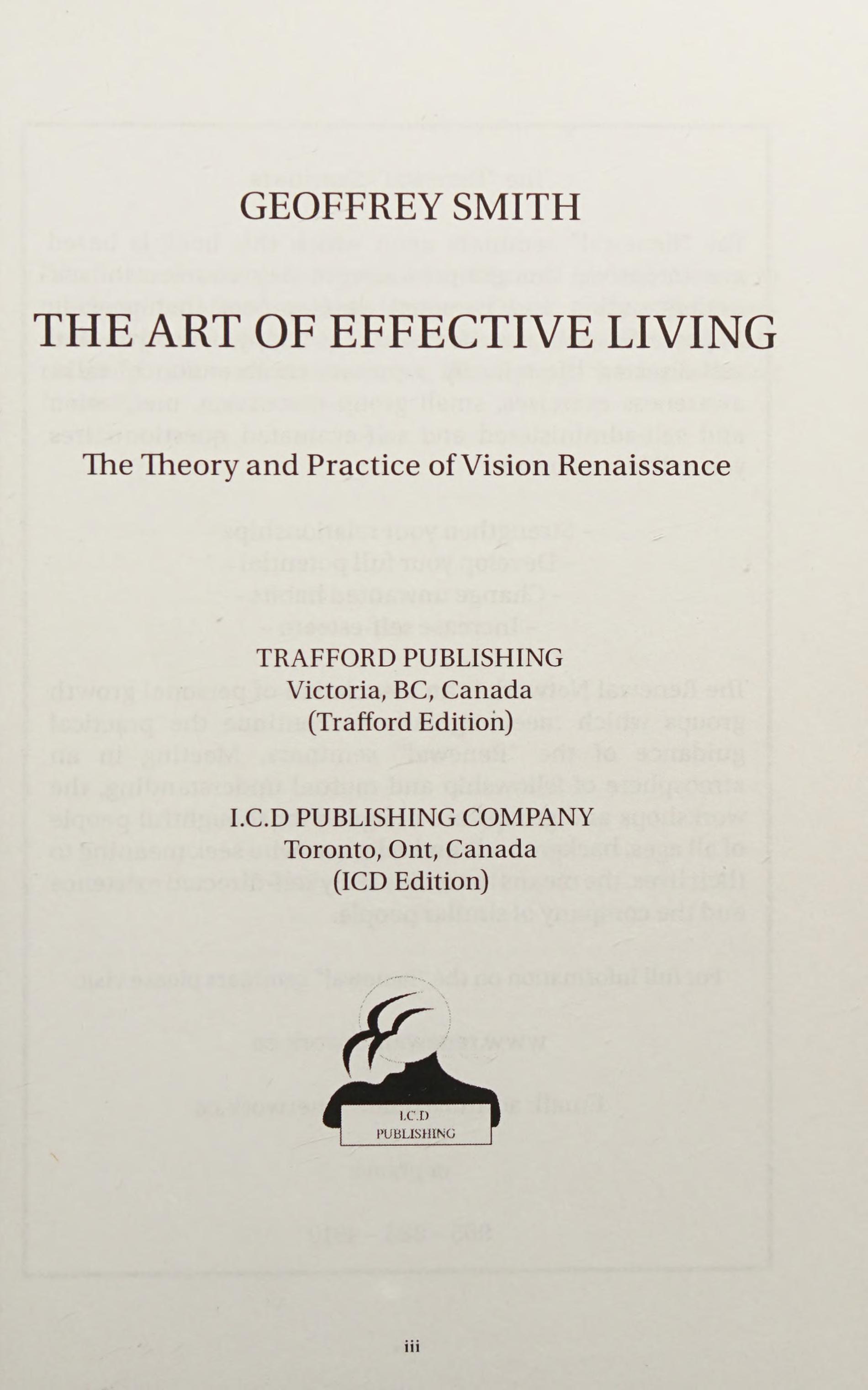 The art of effective living
