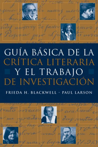 Guia Básica De La Critica Literaria Y El Trabajo De Investigacion