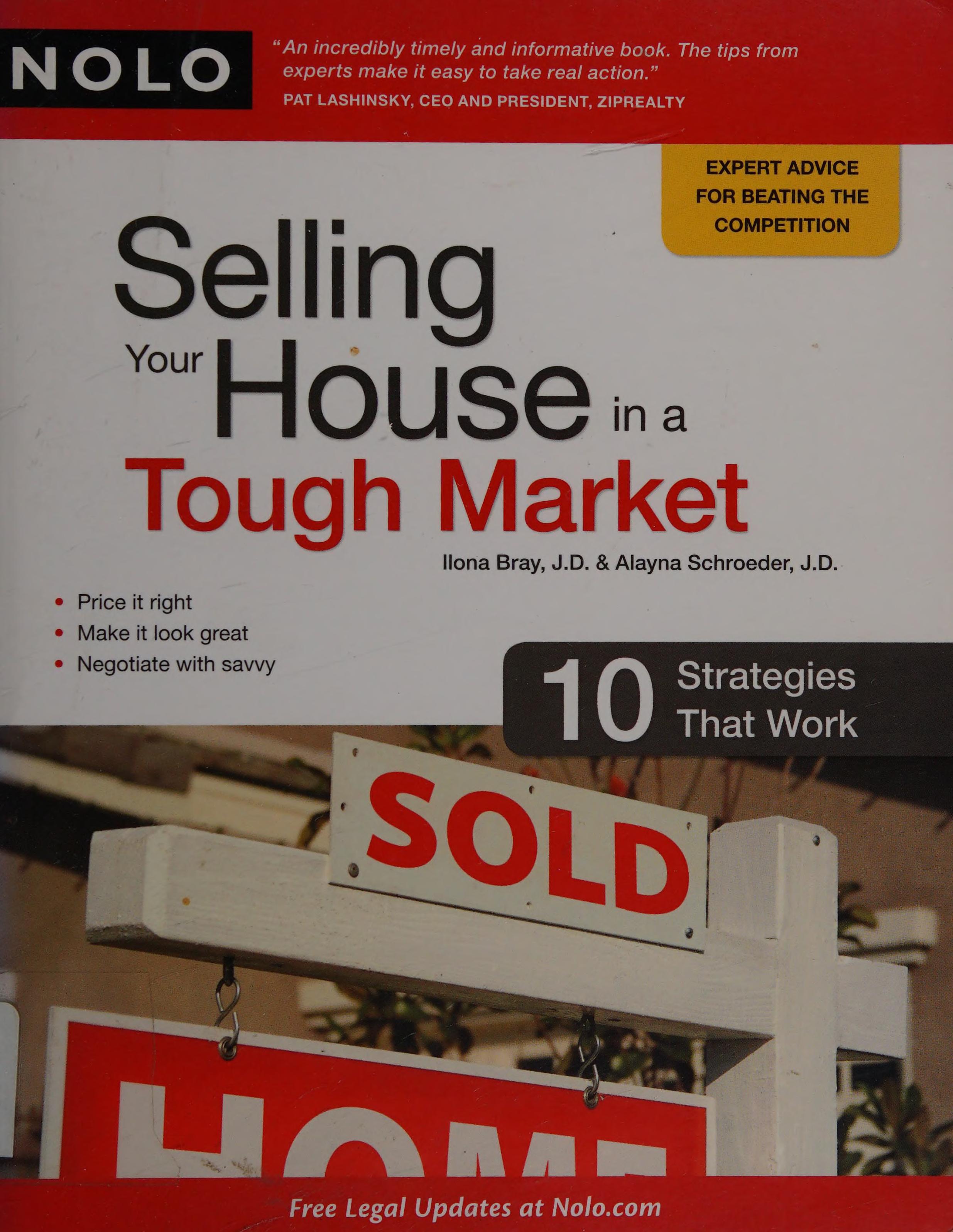 Selling your house in a tough market