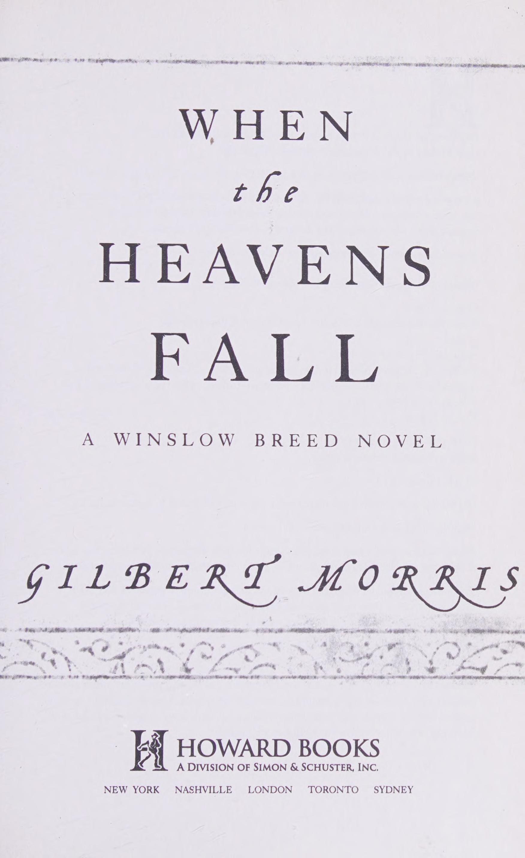 When the Heavens Fall