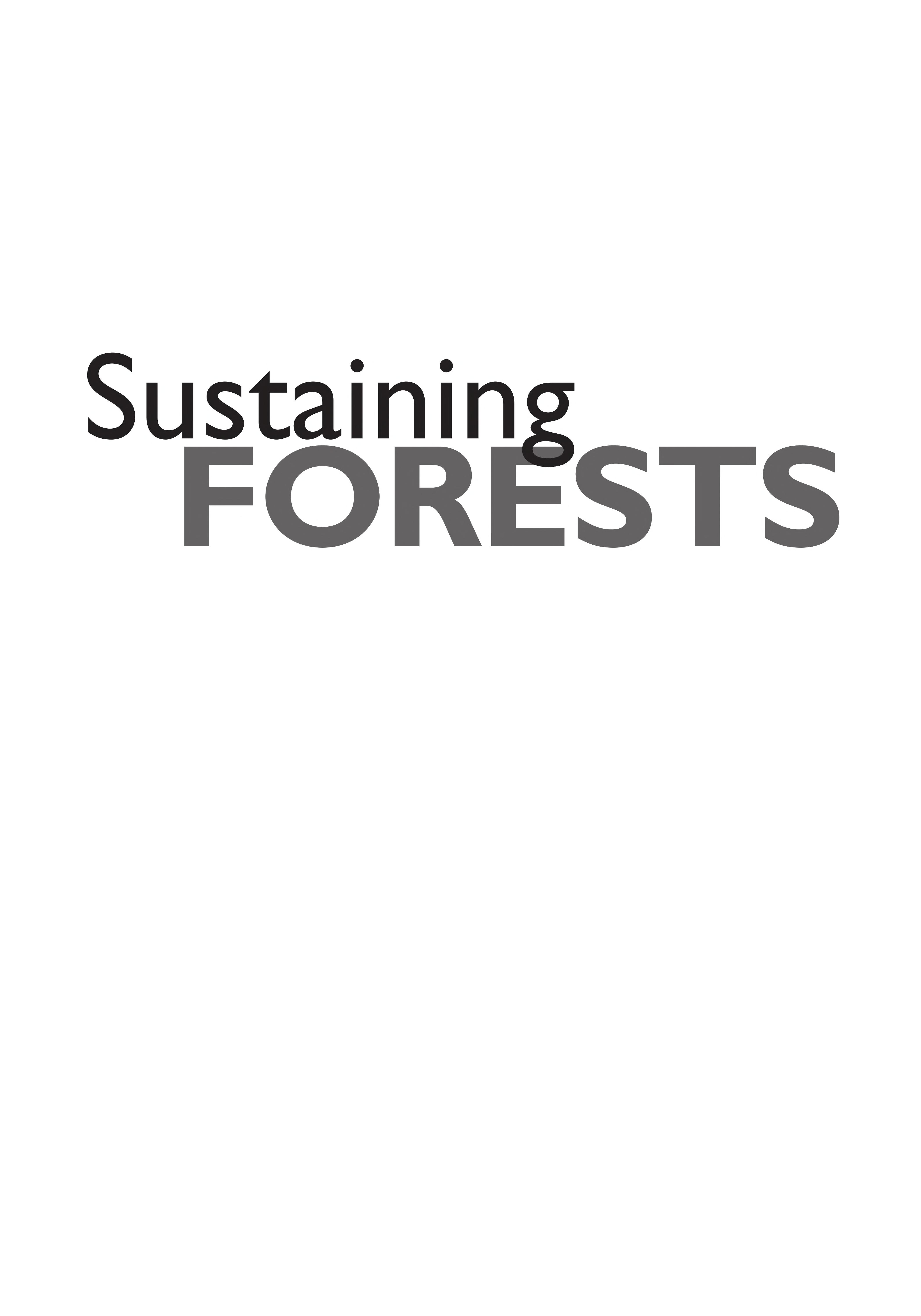 Sustaining Forests