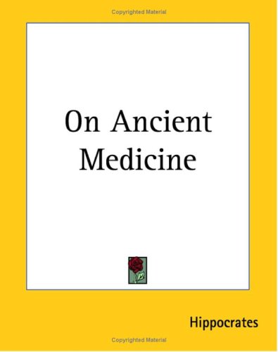 On Ancient Medicine