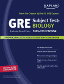 Kaplan GRE Exam Subject Test: Biology 2009-2010 Edition