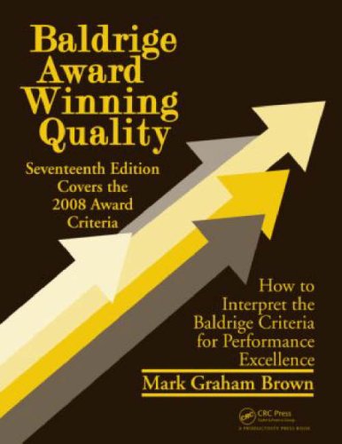 Baldrige Award Winning Quality