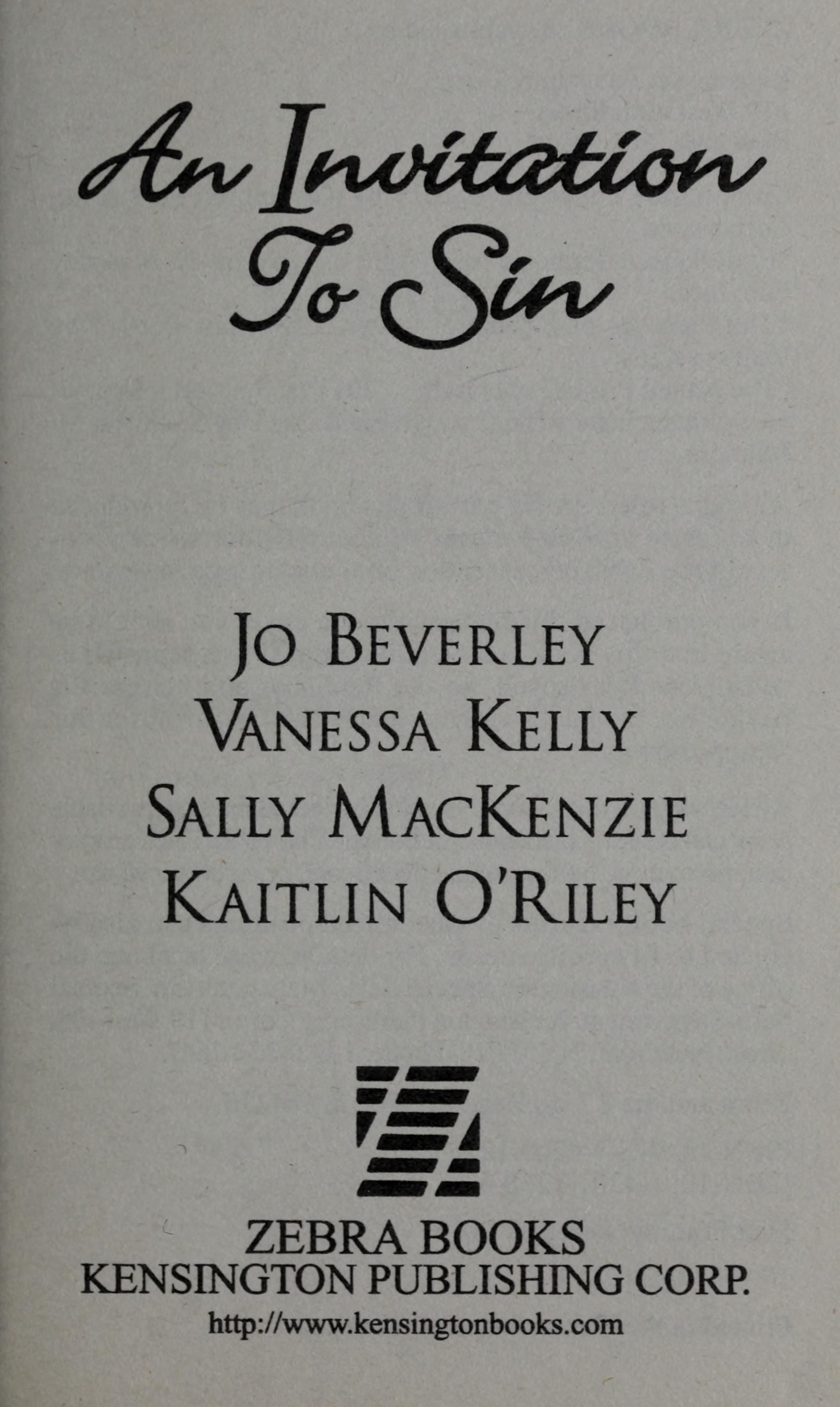 An invitation to sin