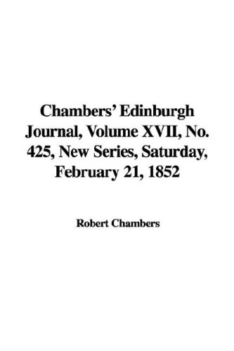 Chambers' Edinburgh Journal