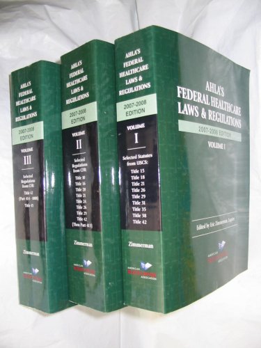 Ahla'S Federal Healthcare Laws & Regulations