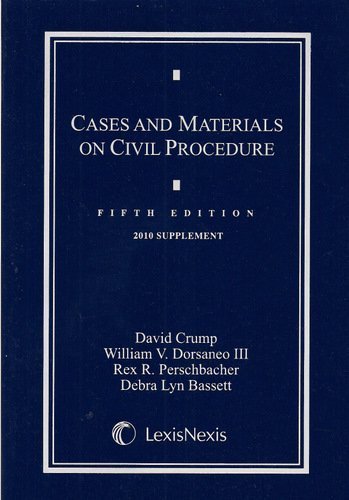 Cases and Materials on Civil Procedure