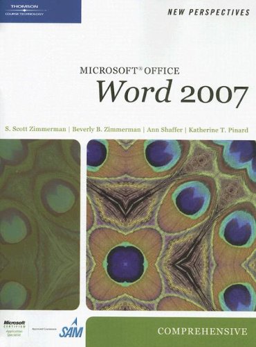 New Perspectives on Microsoft Office Word 2007, Comprehensive