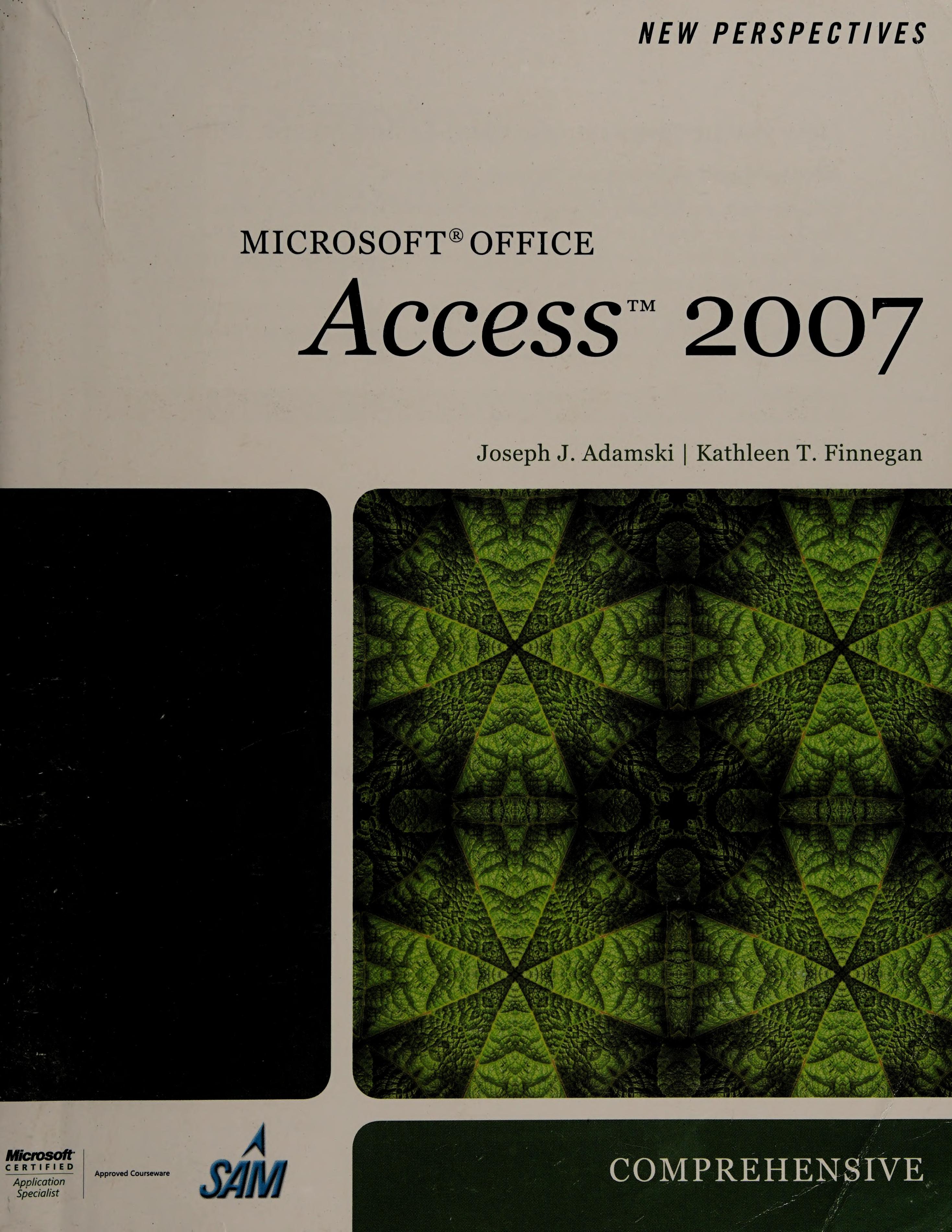 New Perspectives on Microsoft Office Access 2007 Comprehensive