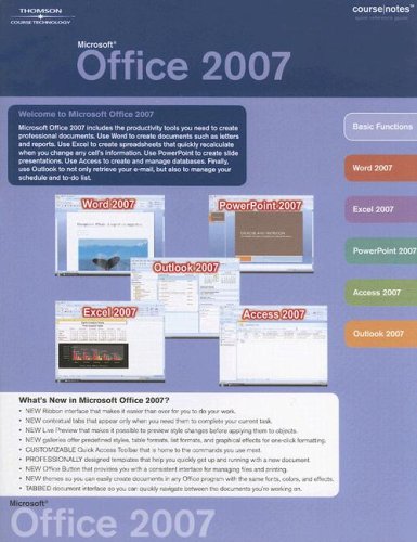Microsoft Office 2007 CourseNotes