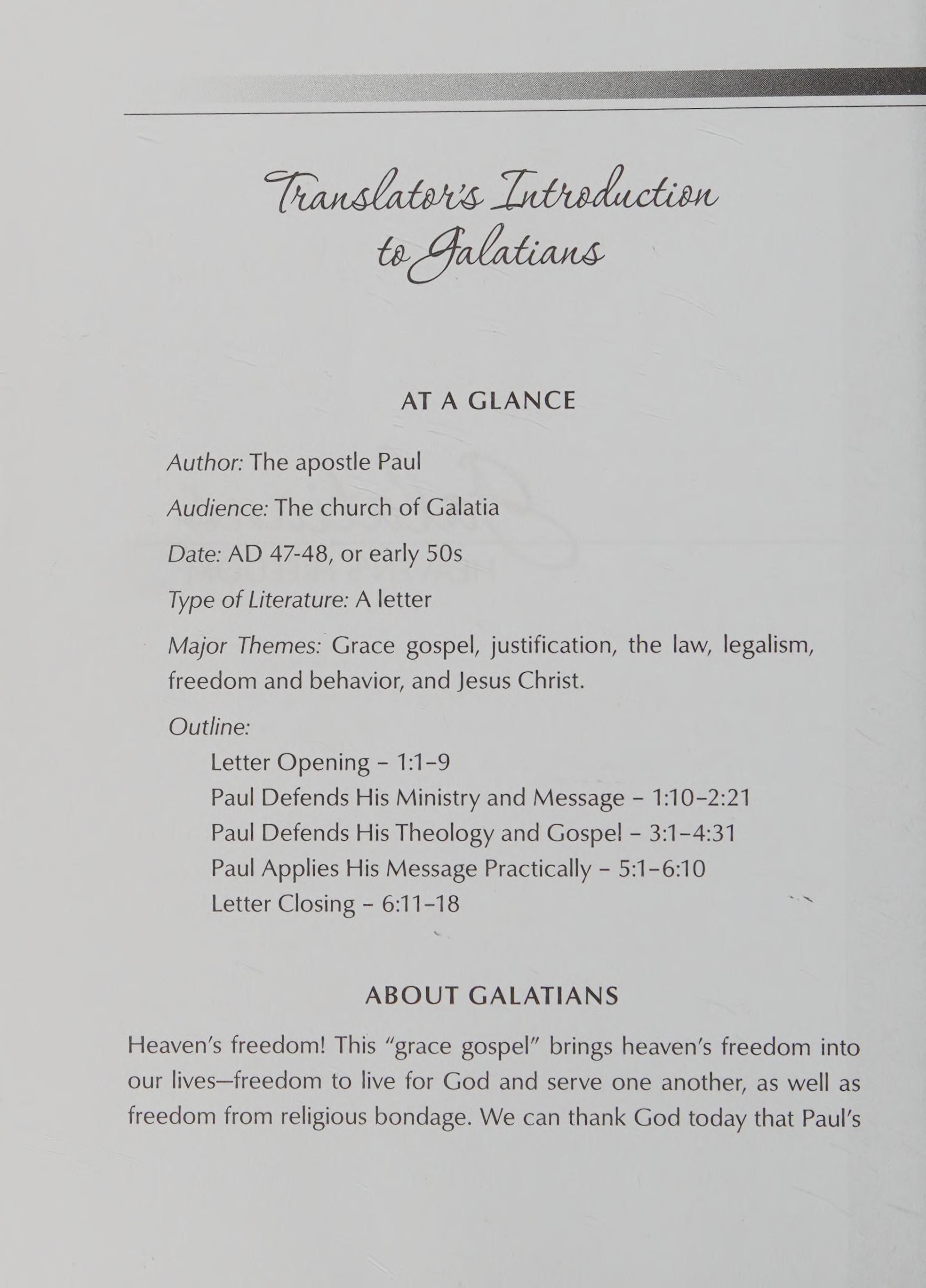Letters from Heaven by the Apostle Paul