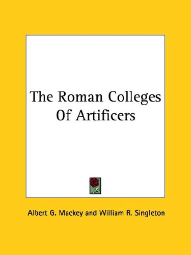 The Roman Colleges of Artificers
