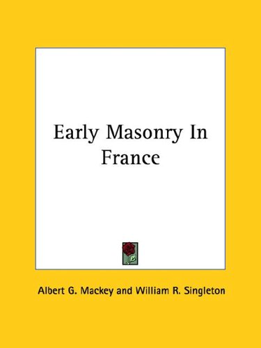 Early Masonry in France