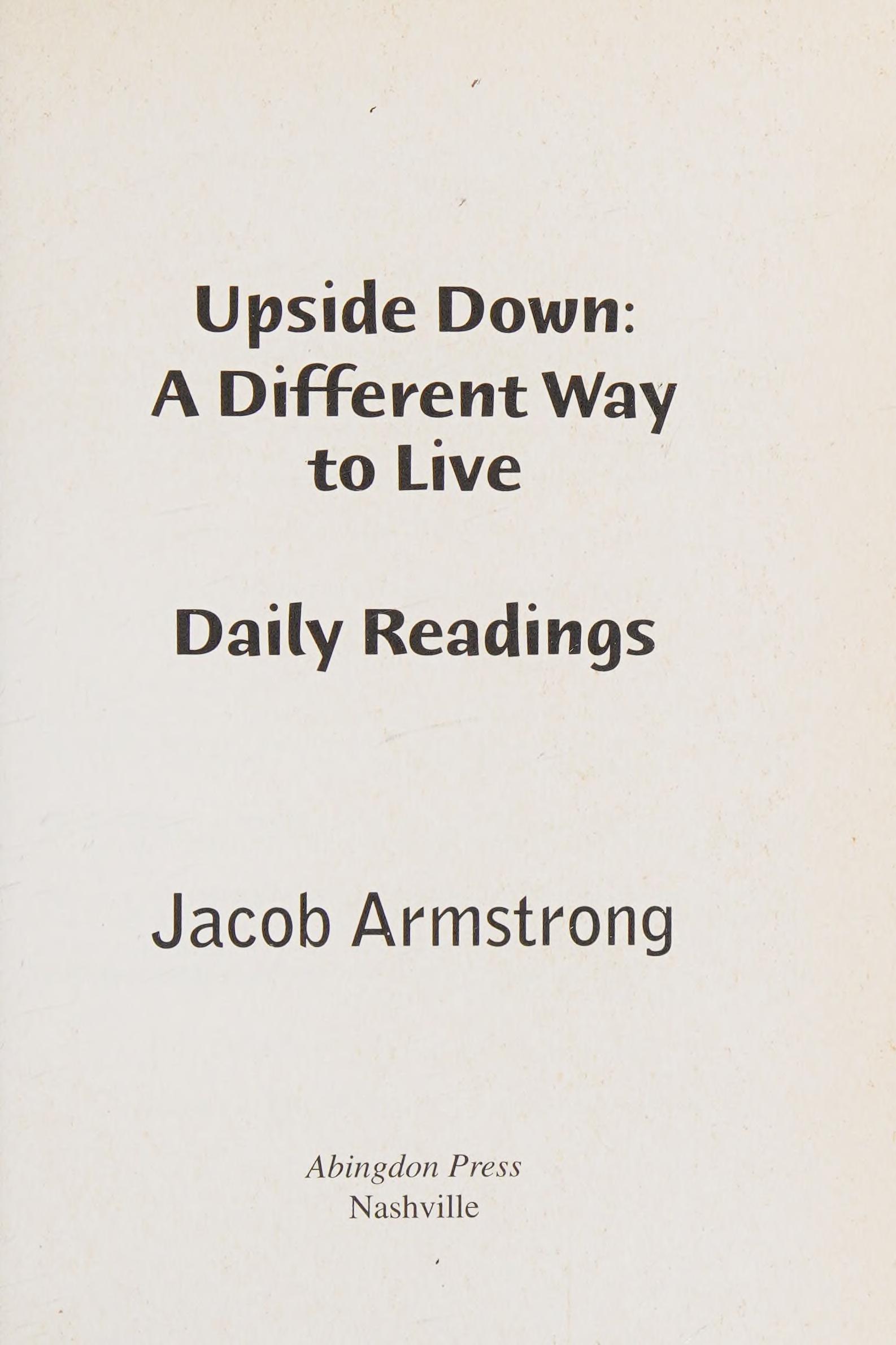 Upside down