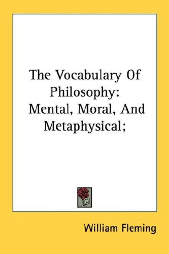 The Vocabulary of Philosophy