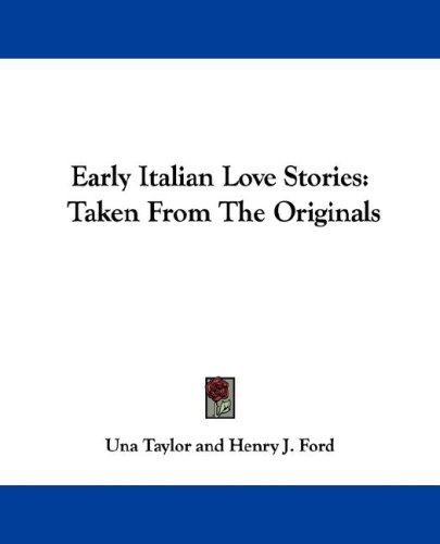 Early Italian Love Stories