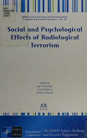 Social and Psychological Effects of Radiological Terrorism