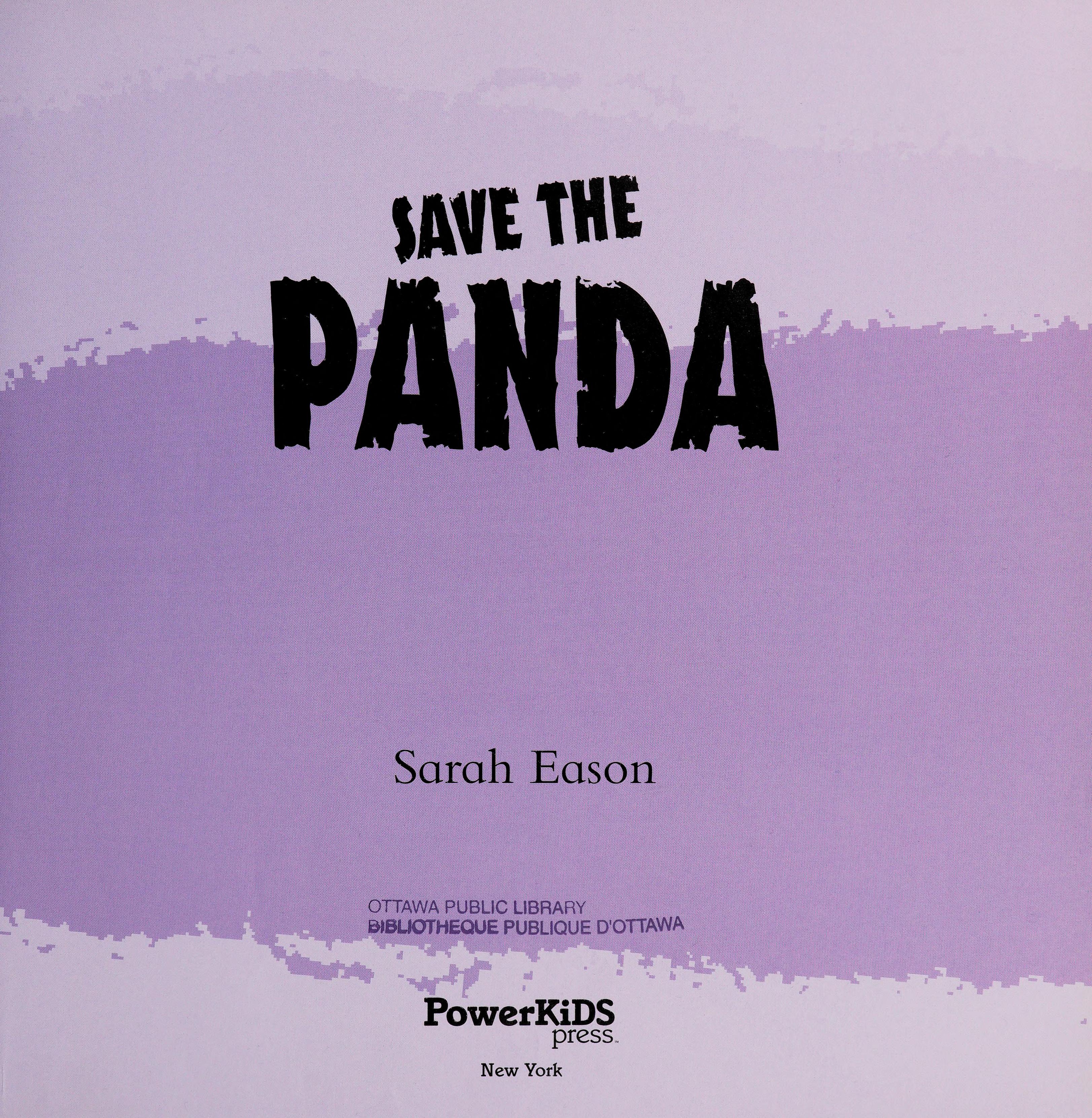 Save the Panda