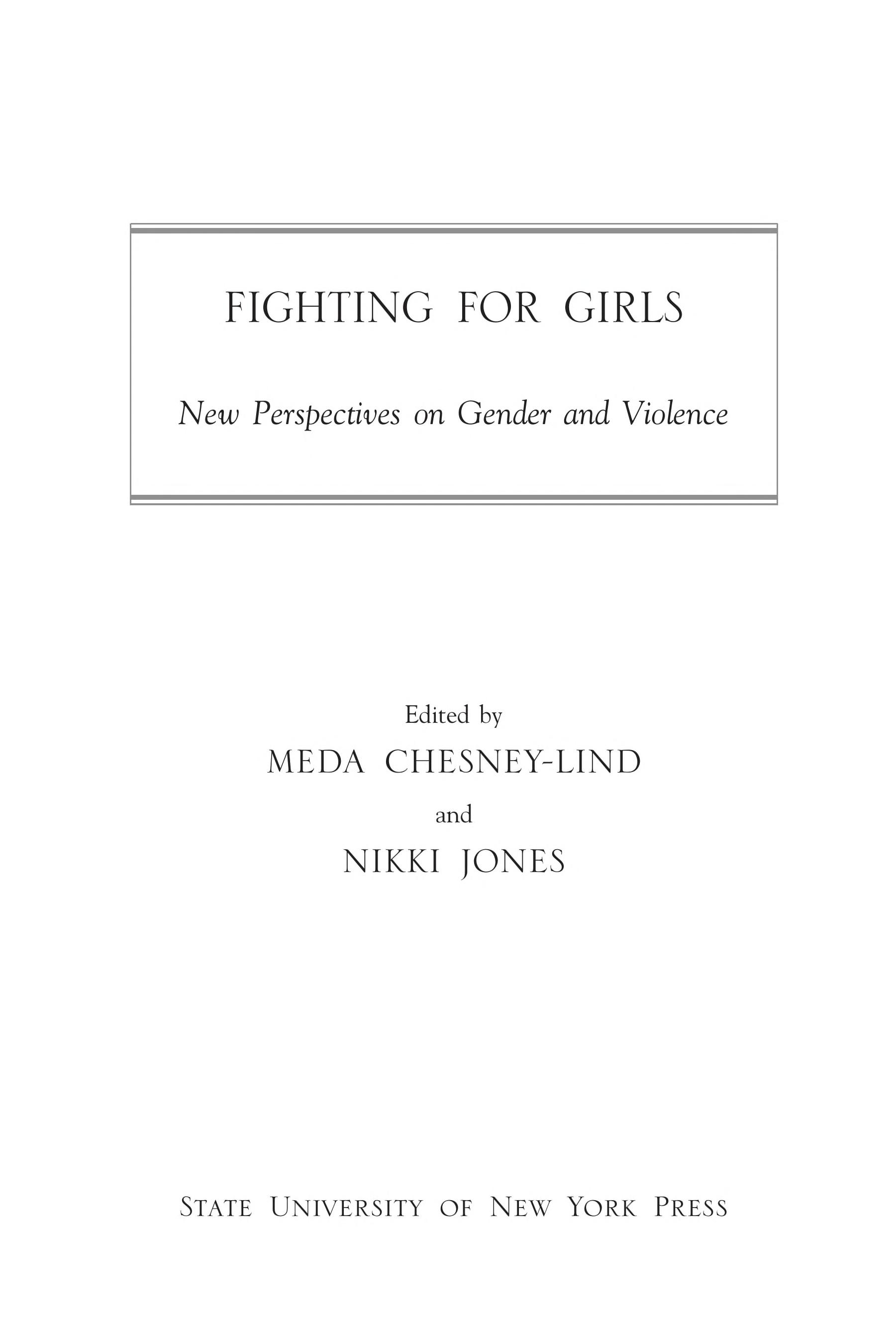 Fighting for girls
