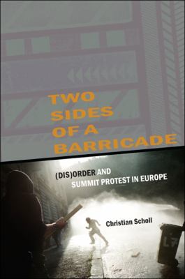 Two sides of a barricade
