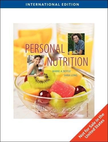 Personal Nutrition International Edition