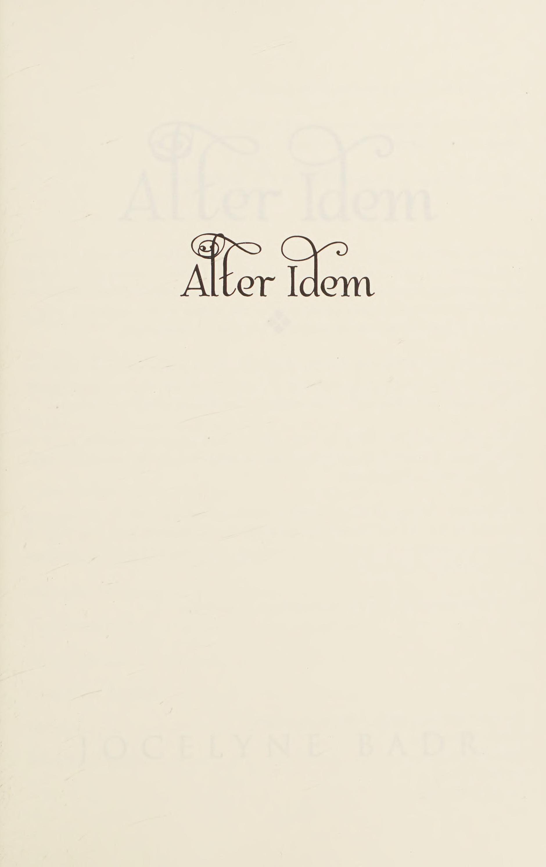 Alter Idem