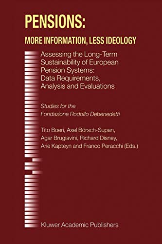 Pensions More Information Less Ideology Assessing the Long Term Sustainability of European Pension Systems