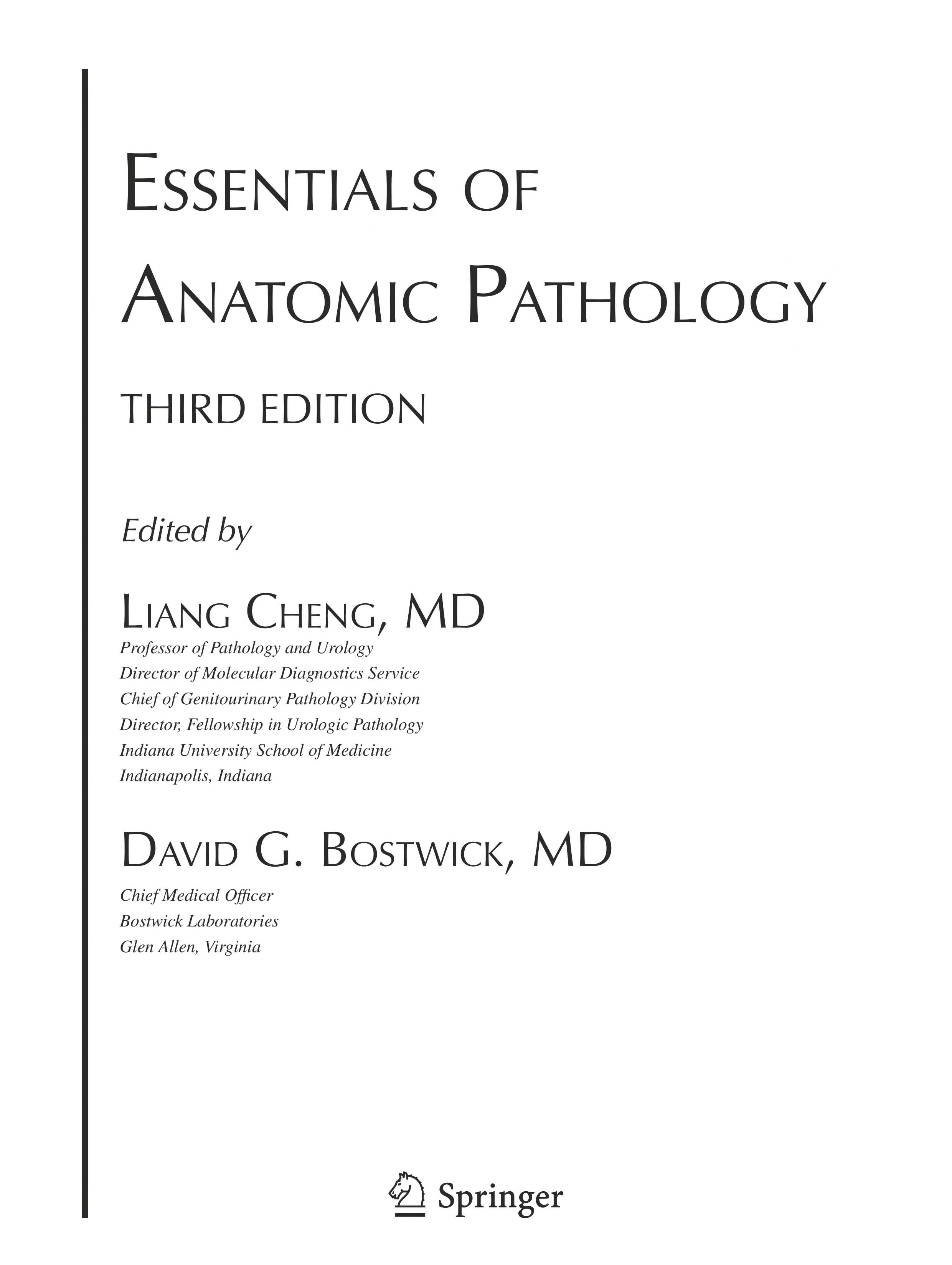 Essentials of anatomic pathology