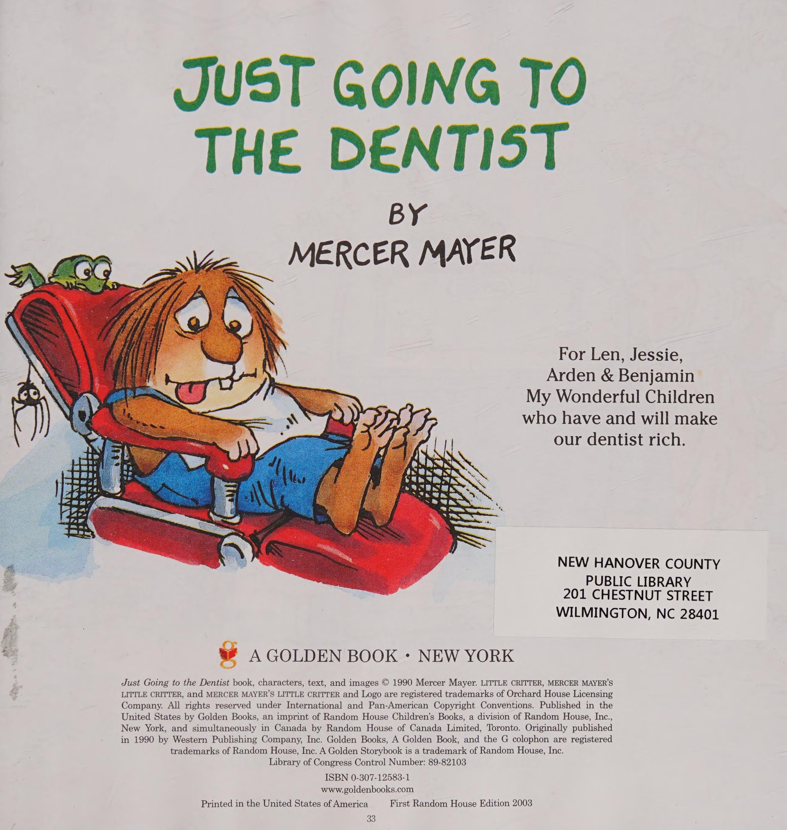 Just Going to the Dentist