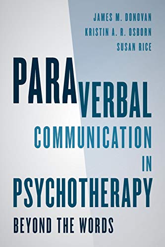 Paraverbal Communication In Psychotherapy