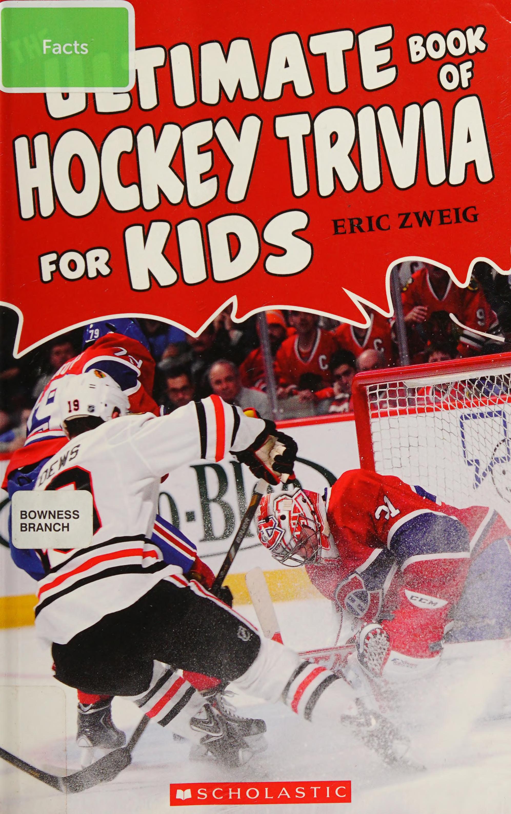 Ultimate Book of Hockey Trivia for Kids