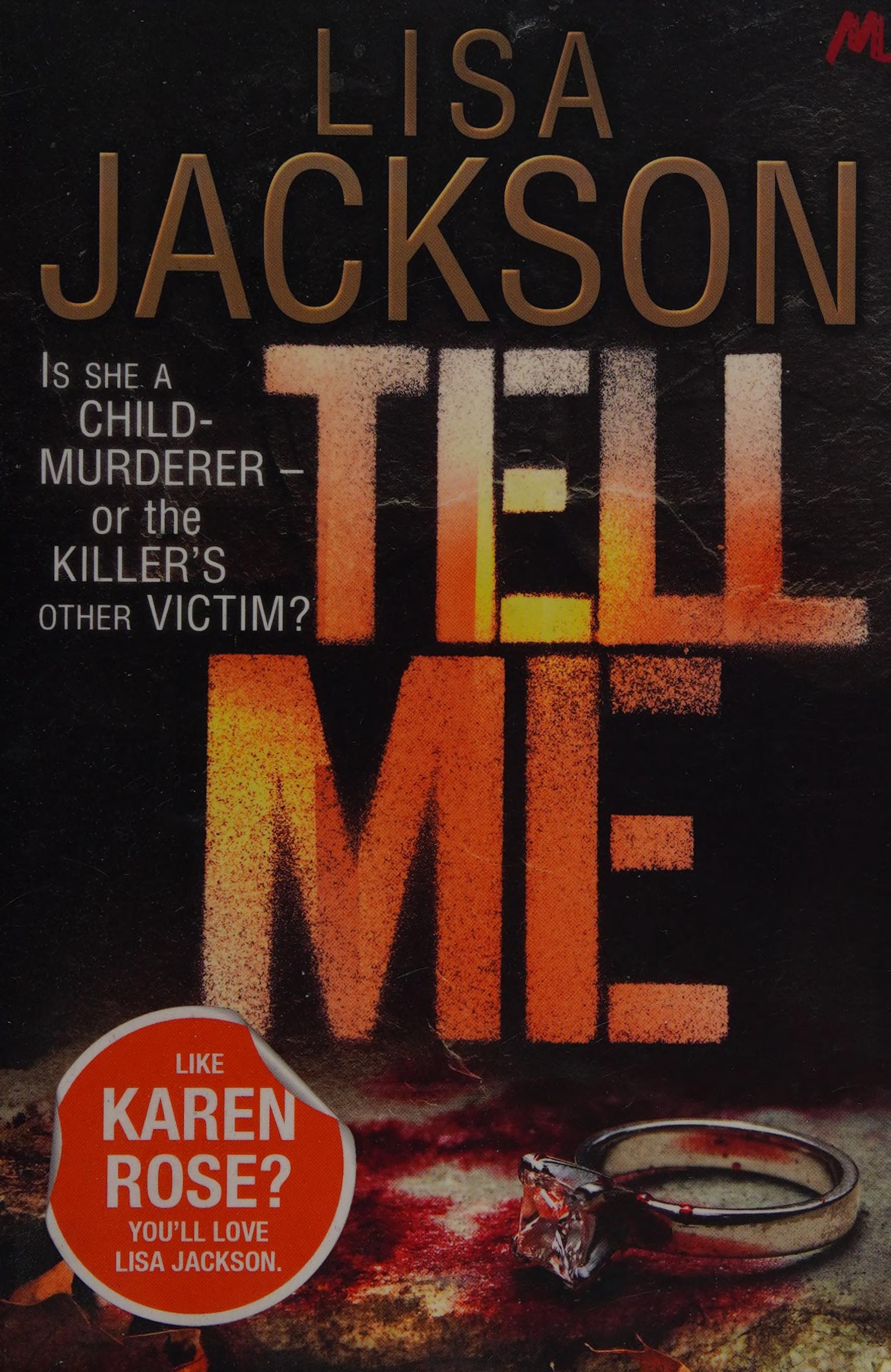 Tell Me by Lisa Jackson, ISBN 9781444764734