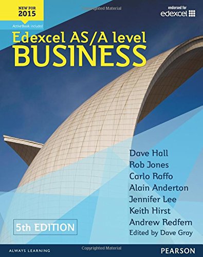 Edexcel AS/a Level Business 5th Edition Student Book and ActiveBook