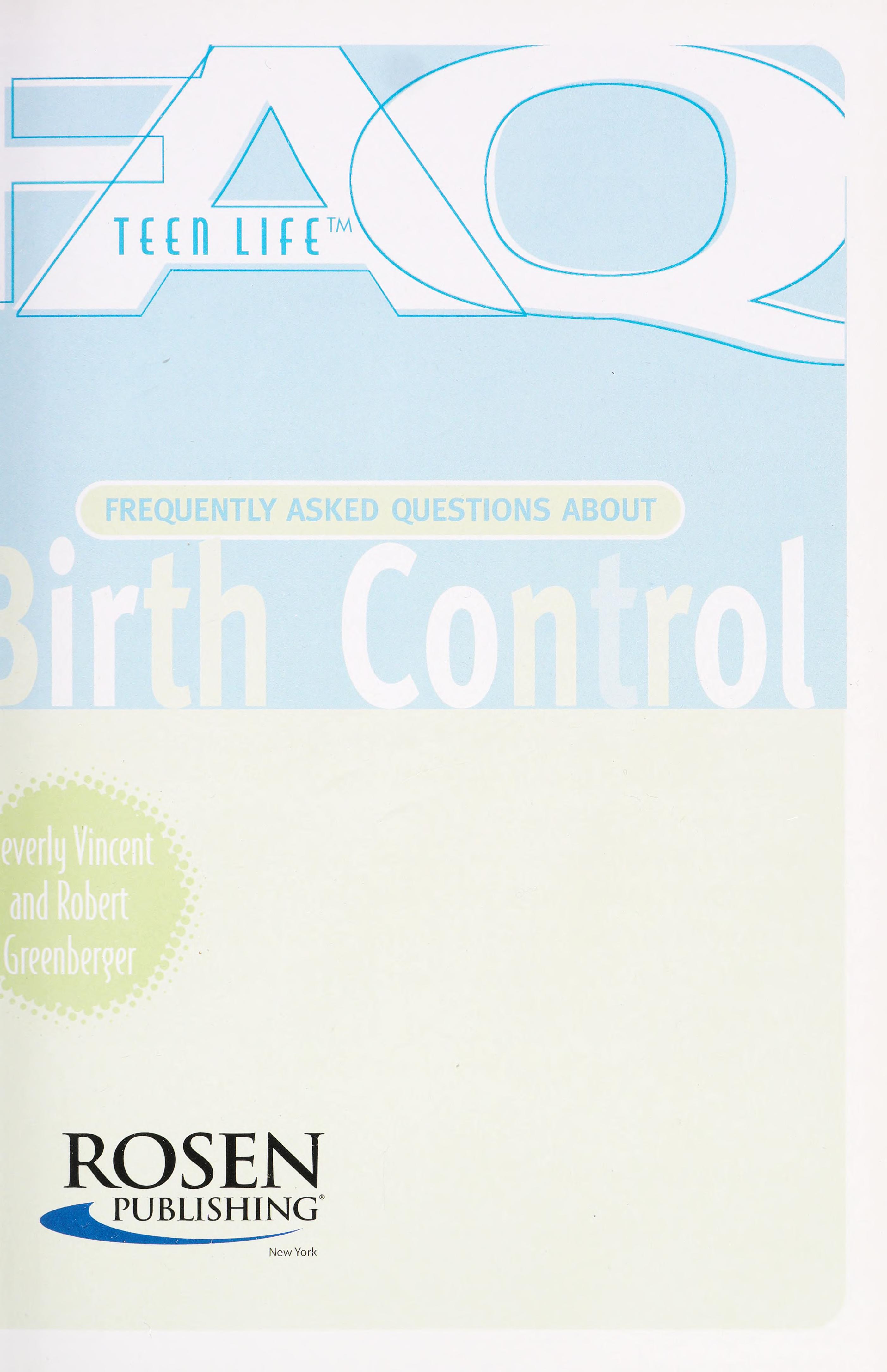 Frequently Asked Questions About Birth Control