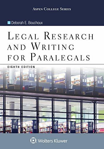 Legal Research and Writing for Paralegals