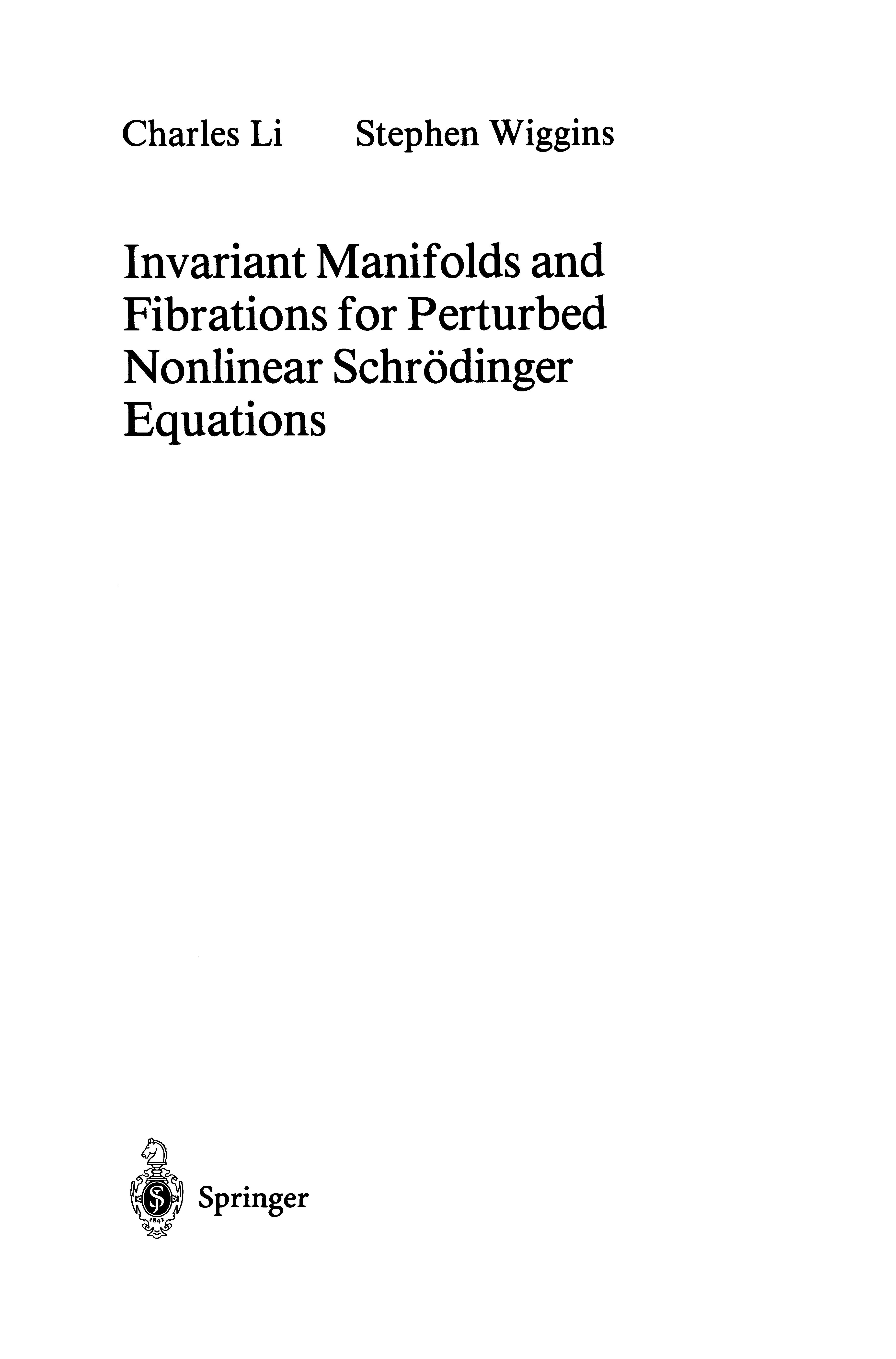 Invariant Manifolds and Fibrations for Perturbed Nonlinear Schrodinger Equations