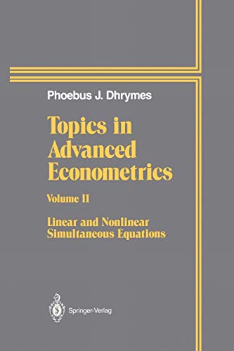 Topics In Advanced Econometrics
